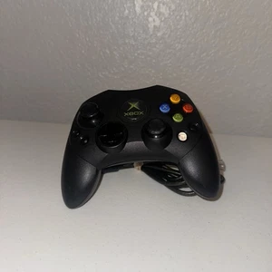Controller originale Xbox OEM S Type nero con cavo staccabile PULITO E TESTATO - Foto 1 di 3