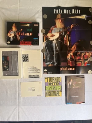 ⭐ Phalanx (SNES, 1992) CIB w/ Manual & POSTER - Image 1 of 4