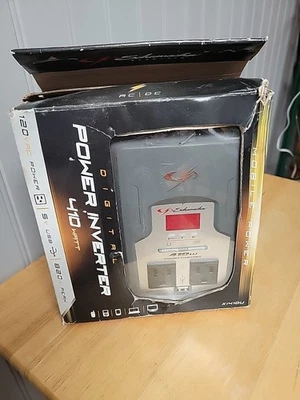 INVERSOR DE POTENCIA SCHUMACHER 410 VATIOS 12VDC a 120VAC modelo XI41DU Foto 1 de 4