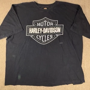 Camiseta vintage 1998 Harley Davidson emblema puntada única 4XL - Imagen 1 de 4