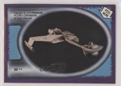 1979 Topps Star Trek: The Motion Picture Stickers Klingon Starship #20 0ru6 - Image 1 of 3