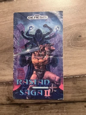 Rastan Saga II 2 (Sega Genesis, 1990) INSTRUCTION MANUAL ONLY - Image 1 of 3