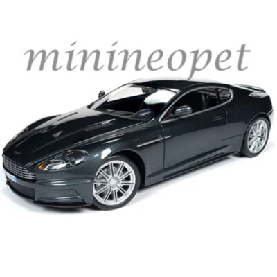 AUTOWORLD AWSS123 JAMES BOND 007 ASTON MARTIN DBS 1/18 DIECAST QUANTUM SILVER - Image 1 of 4