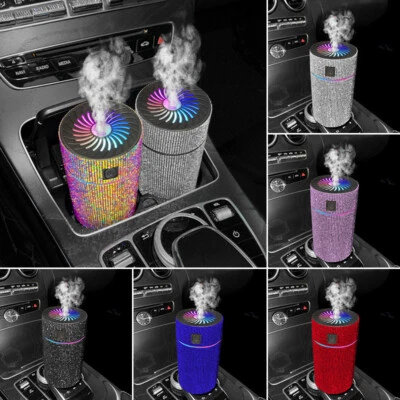 Auto Shut-Off Mini Desk USB Humidifiers with 7-Color Lights Car Desktop Bedroom - image 1 of 4