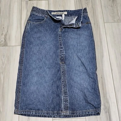 Длинная джинсовая юбка Billabong размер 3 - 30x28 с разрезом 13 дюймов - Изображение 1 из 4