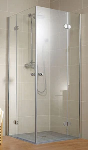 Schulte MasterClass Eckeinstieg Eck Duschkabine Duschbecken Montage 80/90/100 - Bild 1 von 5