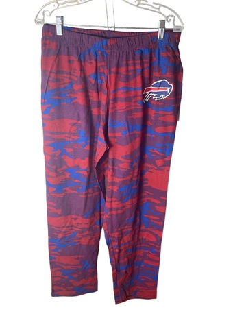 New NFL BUFFALO BILLS Football Blue Red Camouflage Mens Pants XL Cover