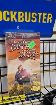 📼  Sealed Dances with Wolves Kevin Costner Movie VHS Video Tape 🍿 - Image 1 of 3
