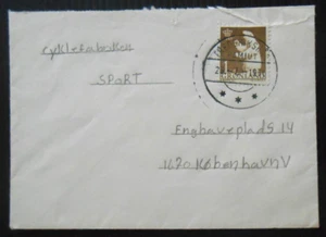 Greenland 1970s era cover with 1kr Polar Bear Stamp - Picture 1 of 1