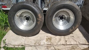 Wheels 2 Centerline Wheels With M/T Drag Slicks - Picture 1 of 12