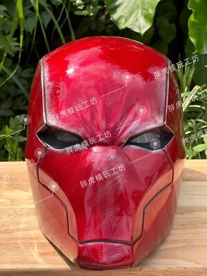 Arkham Knight Helmet Full Mask FRP Halloween Cosplay Prop w/ Led eyes Handmade - Image 1 of 4