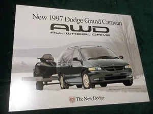 Folleto de ventas de concesionario Dodge Caravan 1997 como nuevo ~ #1023 - Imagen 1 de 2