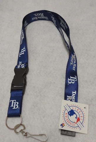 Tampa Bay Rays Premium 24" Long Nylon Breakaway ID Holder/Lanyard/Keychain Cover
