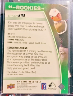SP GAME USED EDITION ROOKIES SL WOO KIM - Image 1 of 2