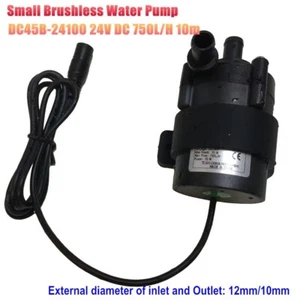 Bomba de agua pequeña DC45B-24100 24 V CC 750 L/H 10 m para circulación de agua sumergible - Imagen 1 de 14