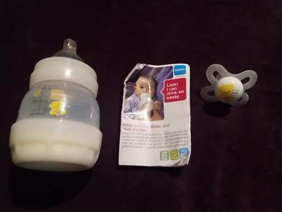 MAM ANTI-COLIC 瓶和起动奶嘴 带说明书 130 毫升  — 第 1/3 张图片