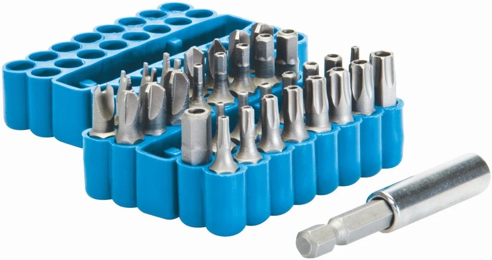 Silverline Schraubzubehör Lange Sicherheitsbits, 33-tlg. Satz 25 mm - Bild 1 von 1