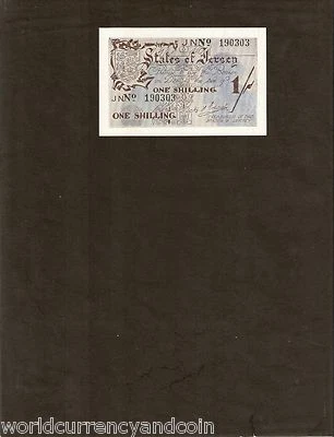 JERSEY 1 SHILLING P2 A 1941 GERMANY EURO MAN UNC RARE GERMAN OCCUPATION BANKNOTE - Image 1 of 2