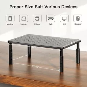 Monitor Stand, Monitor Stand Riser 3 Height Adjustable, Monitor Riser for Desk - Picture 1 of 6