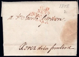 Sevilla - Prefilatelia PE 12 - 1808 - Carta a Jerez - Bild 1 von 1