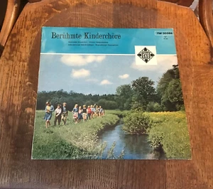 1959 Berühmte Kinderchöre Telefunken 10" Record disc German Childrens Choir Folk - Picture 1 of 6