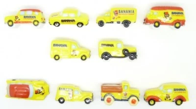 PROMOTION 2016 LES VEHICULES DE LIVRAISON FEVE PORCELAINE 3D modèles au choix