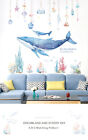 Cartoon Star Whale Coral Wall Sticker PVC Vinyl Nursery Mural Decal Wall Sticker