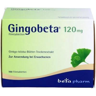 BETAPHARM ARZNEIMITTEL GMBH GINGOBETA 120 mg Filmtabletten 100 St PZN 14259718