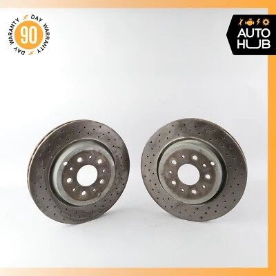 Maserati GranTurismo M145 Rear Brake Rotors Disc Left & Right Set OEM 8k Miles - Image 1 of 4