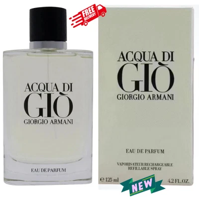 Acqua Di Gio por Giorgio Armani Eau De Parfum Para Hombre 125 ml/4,2 OZ Nuevo En Caja Foto 1 de 2