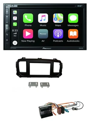 Pioneer DVD 2DIN MP3 DAB Bluetooth USB Autoradio für Citroen Jumpy Dispatch Spac - Bild 1 von 4