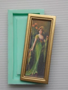 Dolls house Picture Frame Silicone Rubber Mould 1 / 12Th Scale - Picture 1 of 1