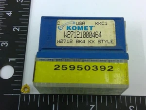 NEU Komet beschichteter Hartmetall-Bearbeitungswerkzeuge Einsatz W27 121000464 W2712 BK4 - Bild 1 von 4
