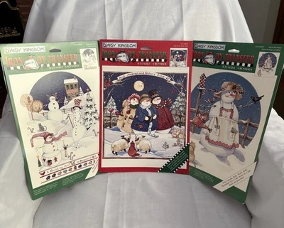 Daisy Kingdom лот из 3 железа на передачи снеговик Рождество новый запечатанный  - Изображение 1 из 4