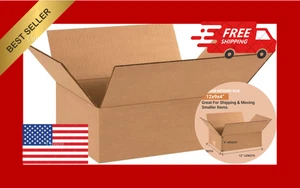 100 - 12 x 9 x 4 Shipping Boxes Packing Moving Storage Carton 12x9x4 Mailing Box - Picture 1 of 24