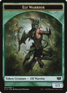 Elfen Token 10x - Grün - O'Connor Art - C14 Commander 2014 MTG Magic NM - Bild 1 von 1