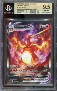 Sword & Shield Promo Cards #SWSH261 Charizard VMAX TRUE GEM++ BGS 9.5 - Picture 1 of 2