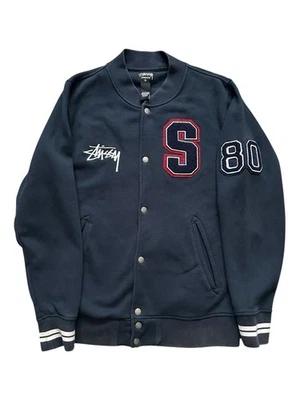 Винтажная куртка-бомбер Y2K Stussy Varsity размер L - Изображение 1 из 4