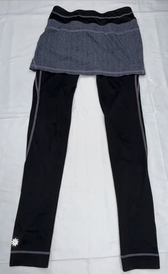 Leggings Athleta 2 em 1 calça jogger corrida tamanho XS saia ioga - Imagem 1 de 4
