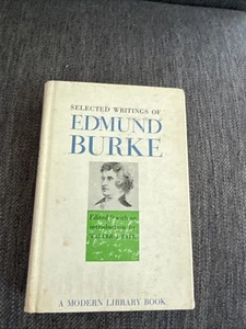 Selected Writings of Edmund Burke 1960 Modern Library 1st Walter Bate HC DJ - Picture 1 of 5