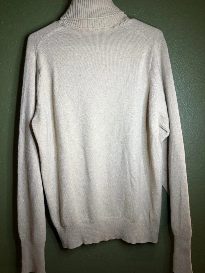 Berk By Ballantyne Cashmere Turtleneck Sweater Sz Lg Scotland Vintage - Image 1 of 4