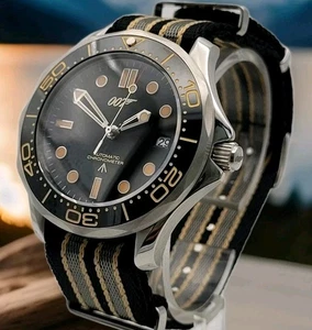 James Bond 007 Ltd Ed 'No Time To Die'' Seiko TMI NH35A Auto Movt Watch 10ATM - Picture 1 of 14