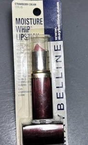 Maybelline Moisture Whip Lipstick Strawberry Cream 125FL-05 NEW On Card Makeup - Picture 1 of 3