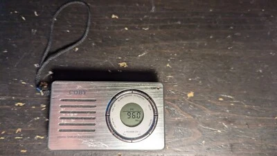 Coby CX 50 Portable Radio AM/FM Battery Operated 2 AAA Batteries TESTED WORKS  - Image 1 of 3