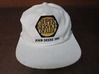 John Deere 1991 Super Service Dealer Tractor Farm Snapback Cap Hat Vintage