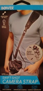 Bower Adjustable Swift-Shot Camera Strap Compact Mirrorless For DSLR Compact Cam - Picture 1 of 12