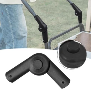 1pc Handle Joint Rod Connector Black for Folding Push Cart Wagon Trolley UK - Picture 1 of 24