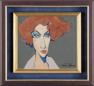 CHARLES BRAGG - "MARISSA" OIL PAINTING ON PANEL SIGNED - Picture 1 of 2
