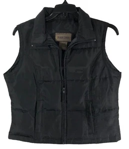 Brandon Thomas Vest Puffer Full Zipper Black - Women Size S - Picture 1 of 11
