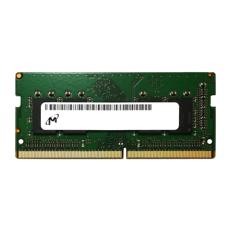 MICRON MTA8ATF1G64HZ-2G3 8GB 1Rx8 DDR4 19200 PC4-2400 NONECC LAPTOP MEMORY RAM - Image 1 of 1